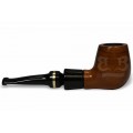 Cachimbo Anel Dourado Reto (Filtro Permanente) Piteira Chifre - 0103 R NAT
